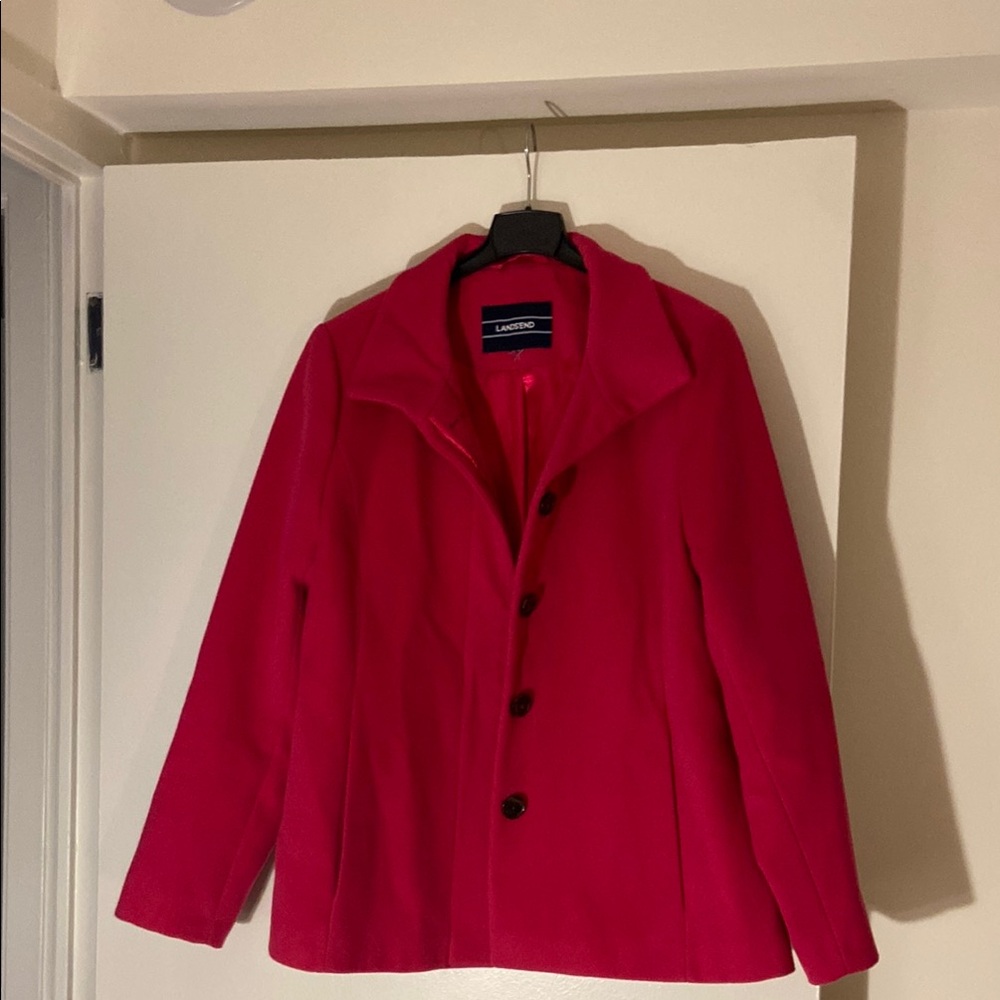 Red Pea Coat